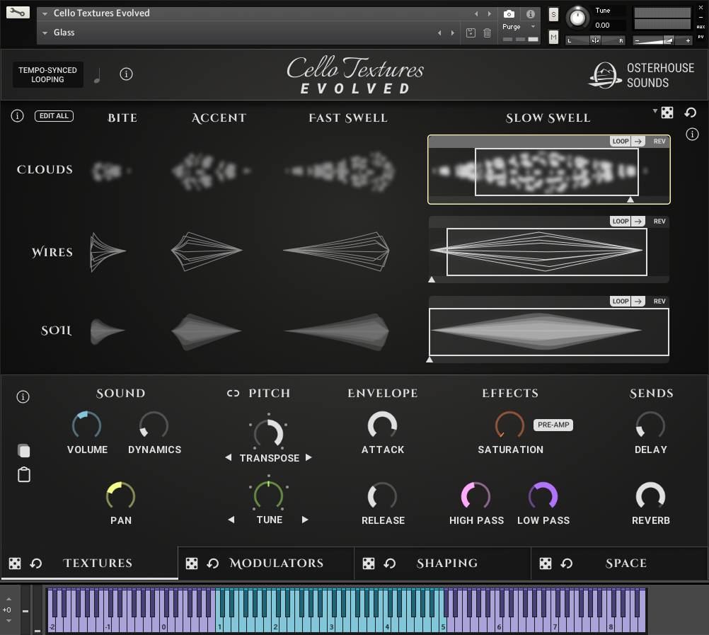 Cello Textures Evolved