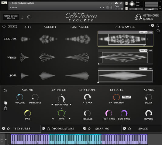 Cello Textures Evolved