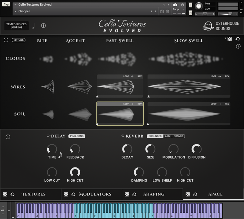 Cello Textures Evolved